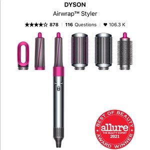 Dyson air wrap!